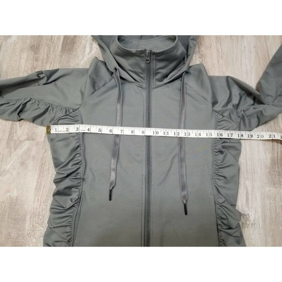 Jo+Jax Fiora Runched Dance Activewear Full Zip Hood Jacket Women's Size Small - Picture 6 of 10